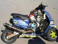 Tuning Piaggio Zip Con Motore Da Moto Honda 650 Cc (Incredibile!!!!).jpg