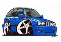 bmw 3 old wagon blue.JPG